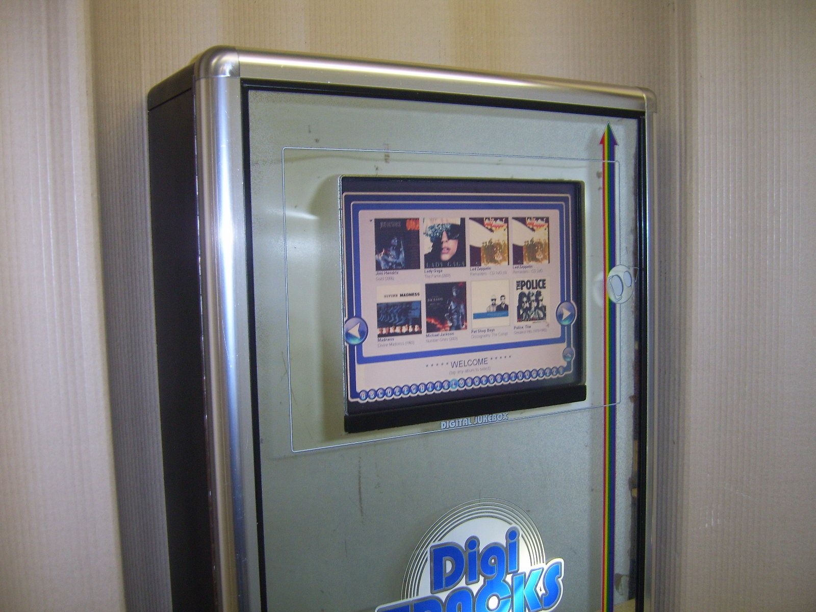 touch screen jukebox software